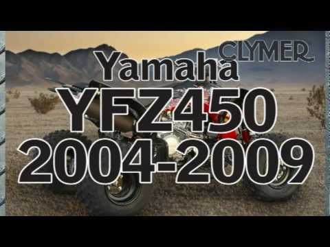 Yamaha yfz 450 service manual